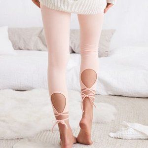 Aerie Move Pink Ankle Wrap Leggings - Medium NWOT